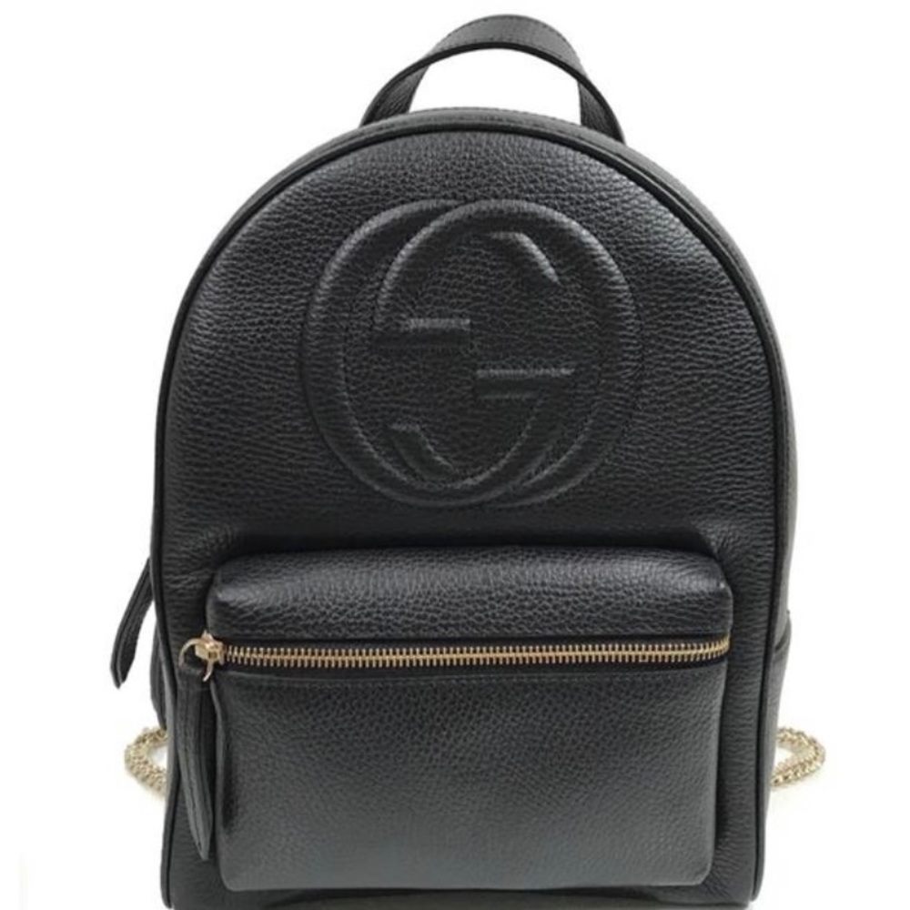 Gucci Soho Chain Backpack Black